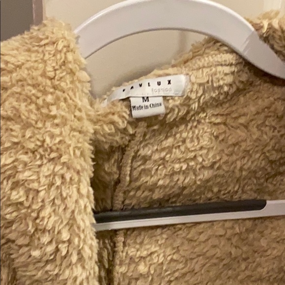 So soft teddy cardigan sweater - Picture 3 of 5